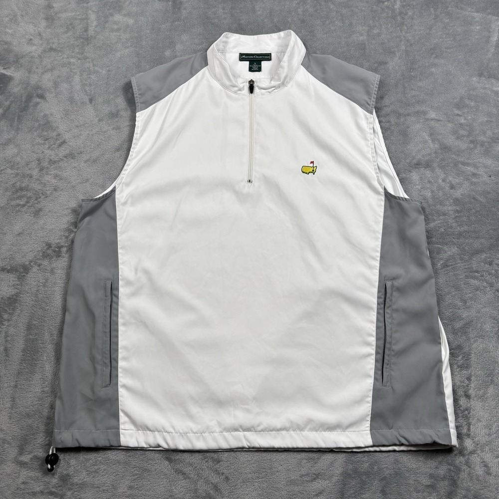 Masters Collection Quarter Zip Vest Augusta National Exclusive Golf Men's Large